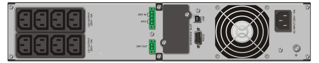 Power Walker VFI 1500 RT HID ON LINE 1500VA 8X IEC C13 Zasilacze